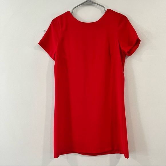 Lulus Shift and Shout‎ Red Shift Dress SMALL - Picture 5 of 12